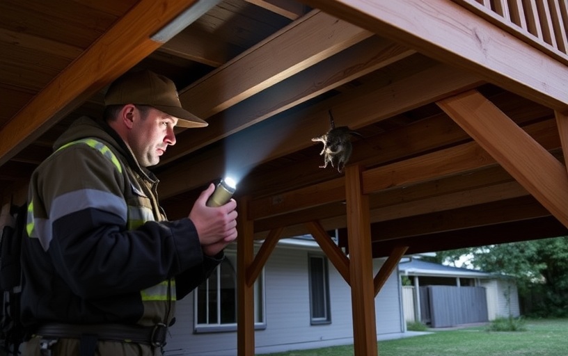 Under Deck Possum Removal in Nunawading